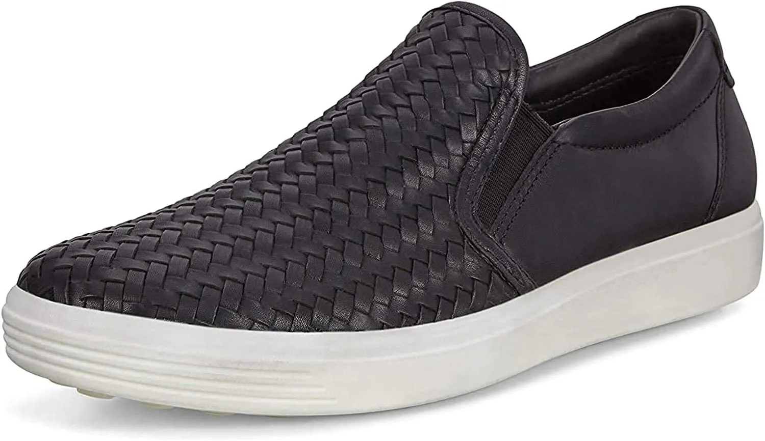 ECCO Womens Soft 7 Woven Slip On 2.0 Sneaker
