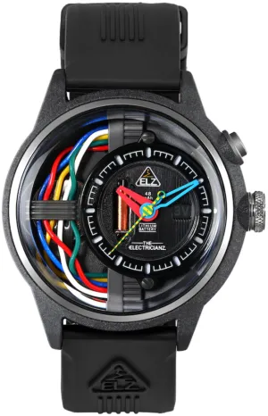 ELEC Watch Nylon Carbon Z Rubber 45mm