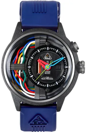 ELEC Watch Nylon Carbon Z Rubber 45mm
