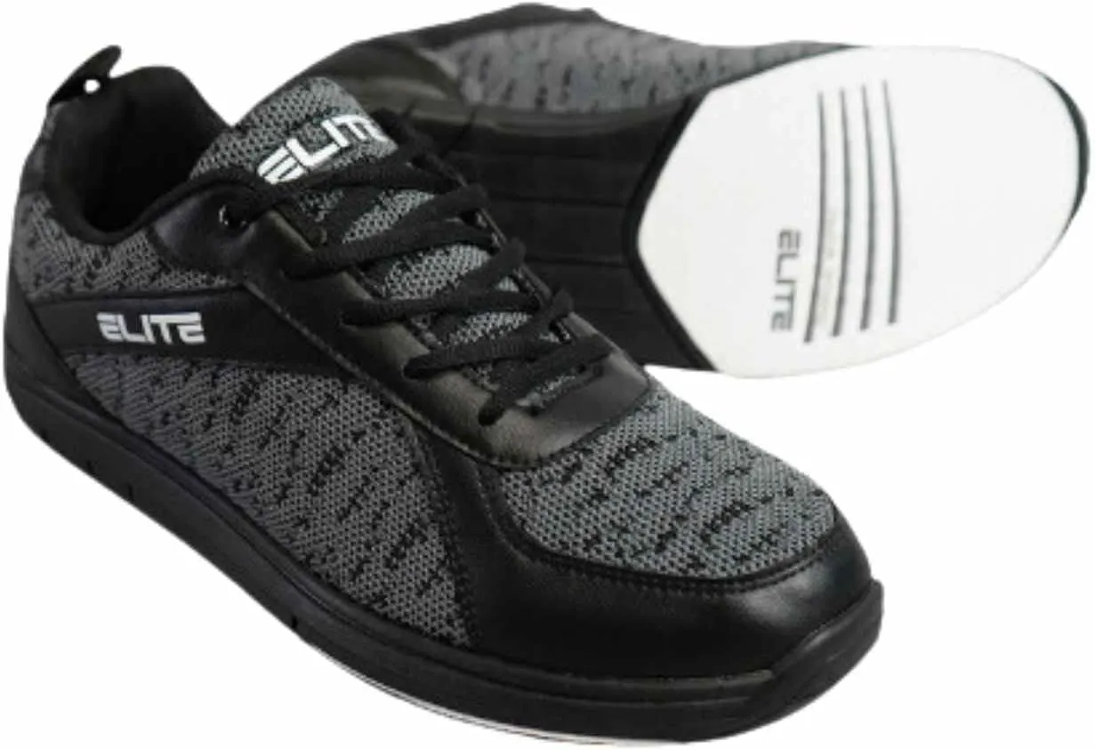 ELITE Pinnacle | Kids Bowling Shoes | Comfortable | Youth Bowling Shoes | Universal Sliding Soles | Great for Beginners and Advanced Youth Bowlers | Rubber Heel Pads