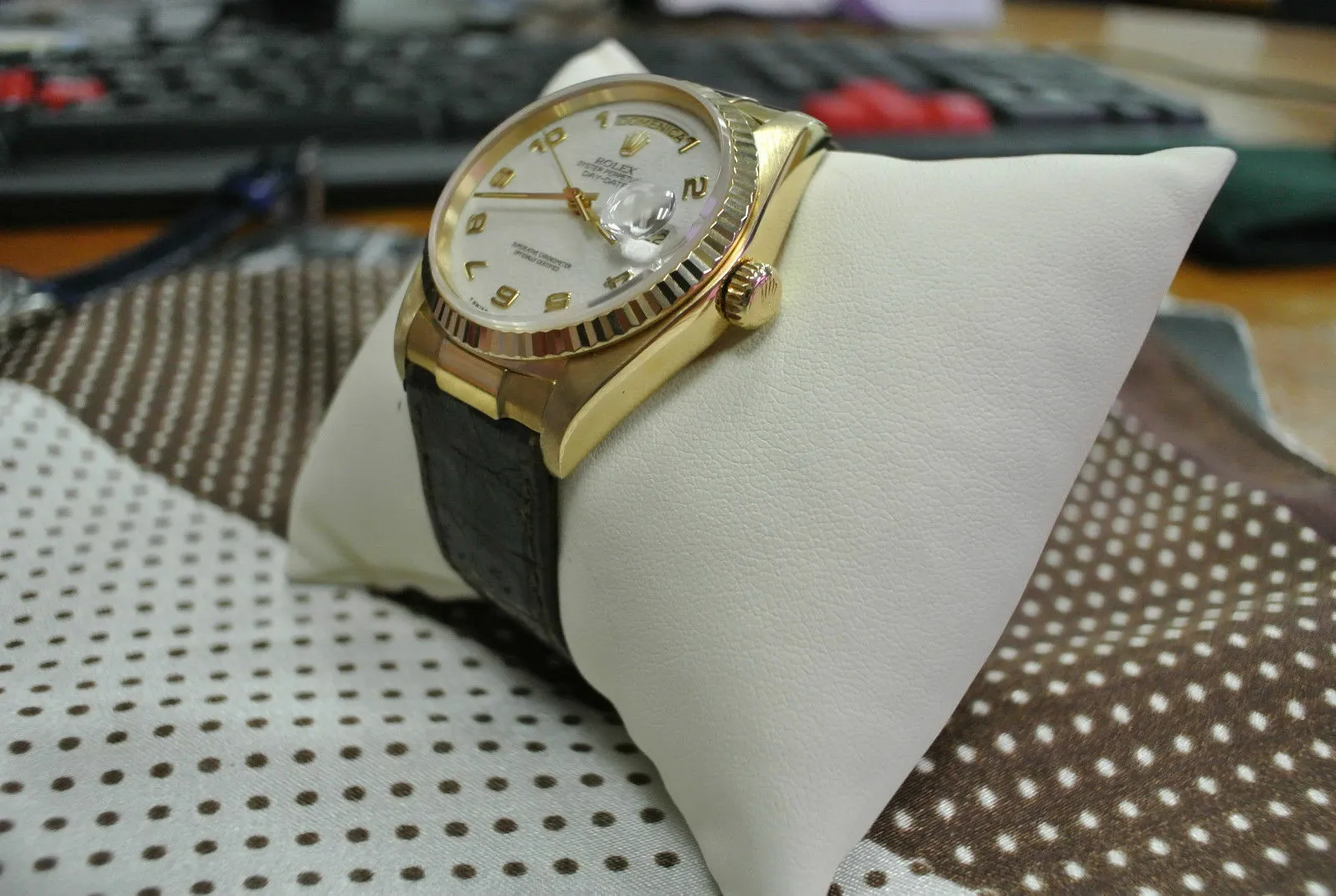 END LINK FOR 36 ROLEX PRESIDENT DAYDATE CUSTOM STRAP 18K REAL GOLD 118296 118339
