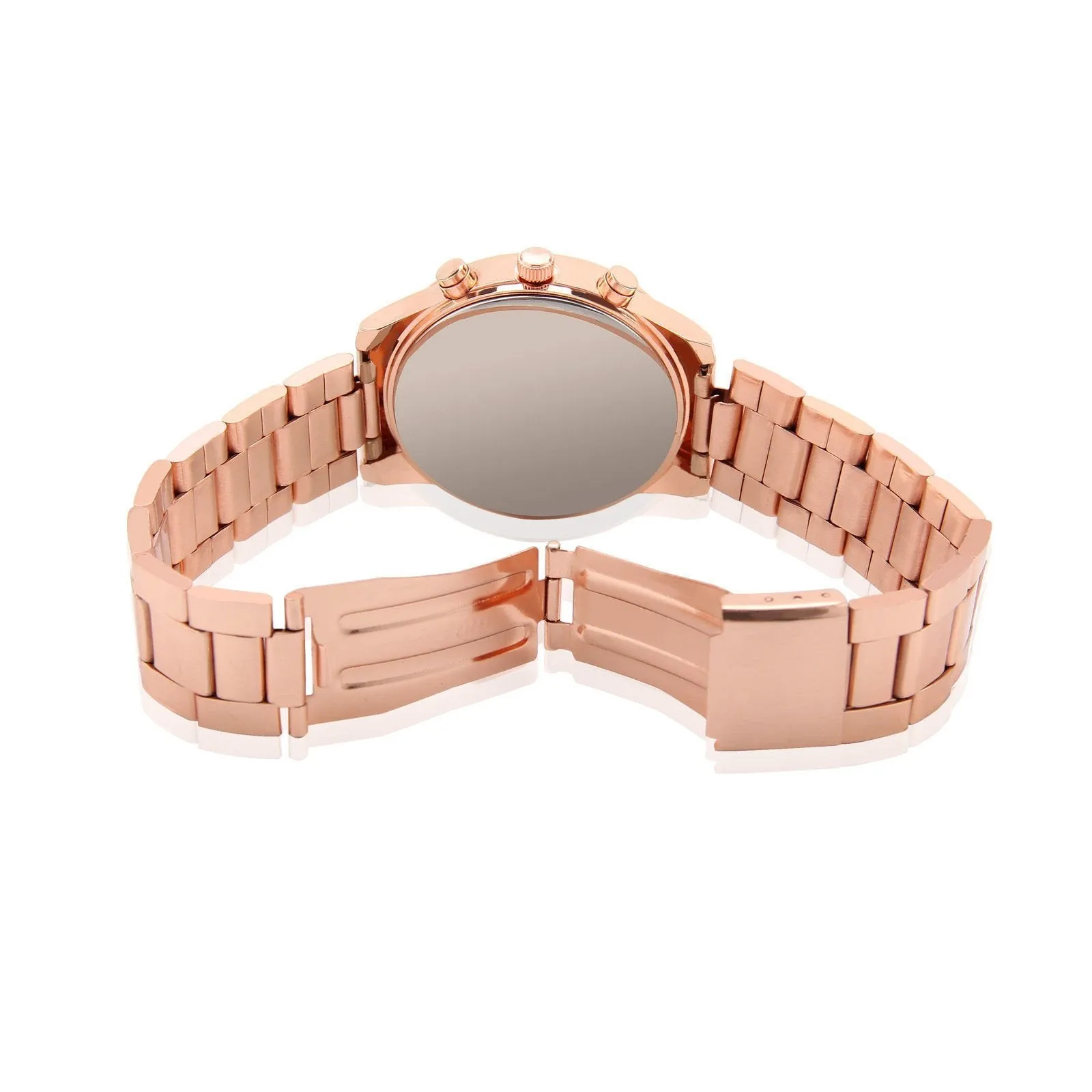 Fashion Ladies Women Crystal Diamond Dial Stainless Steel Quartz Wrist Watch