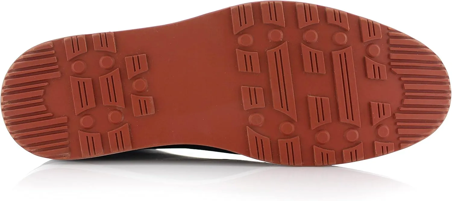 Ferro Aldo Birt MFA506027 Mens Memory Foam Casual Mid-Top Sneaker Desert Vegan Leather Chukka Boots