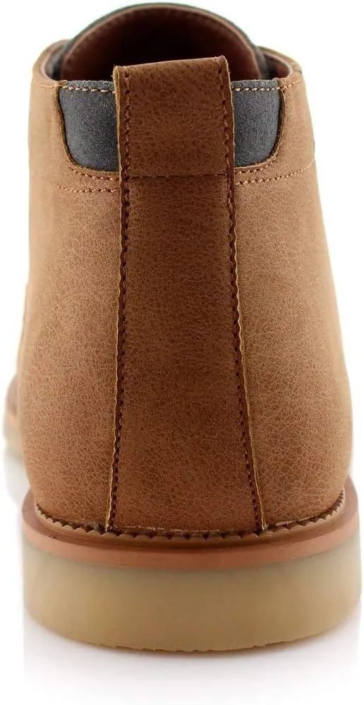 Ferro Aldo Mens Casual Mid-Top Desert Chukka Ankle Boots