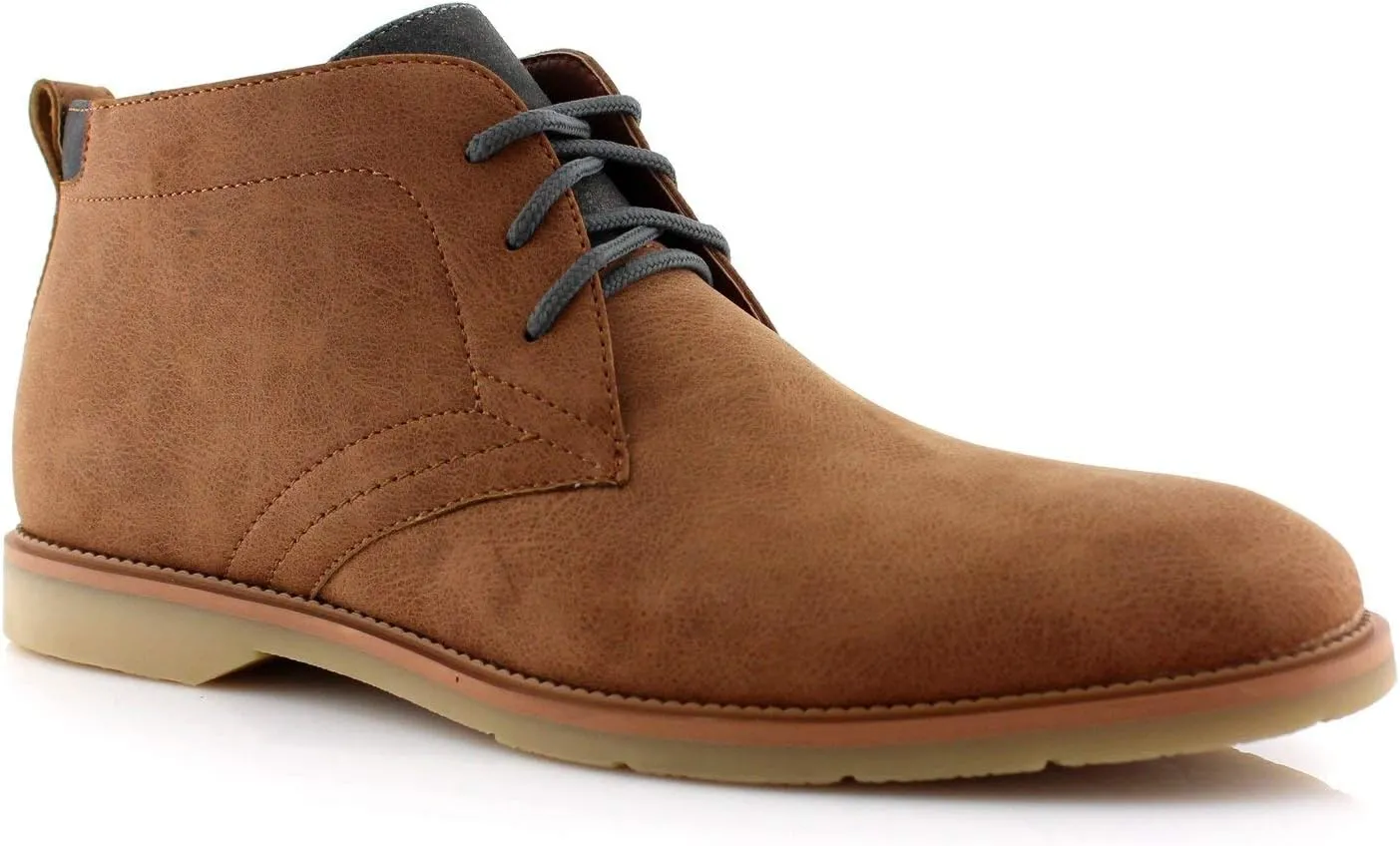 Ferro Aldo Mens Casual Mid-Top Desert Chukka Ankle Boots