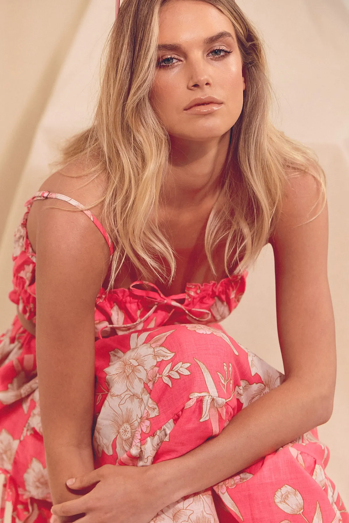 Freya Linen Set - Hawaii Rose