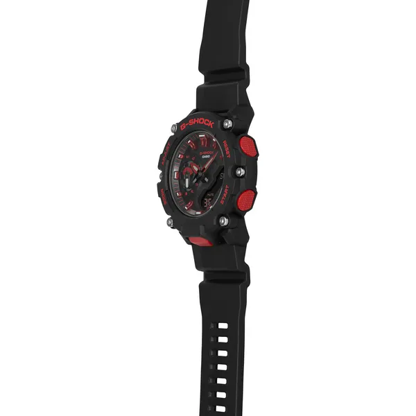 G-Shock GA2200BNR-1A Ignite Red Line Ana-Digi Black Red