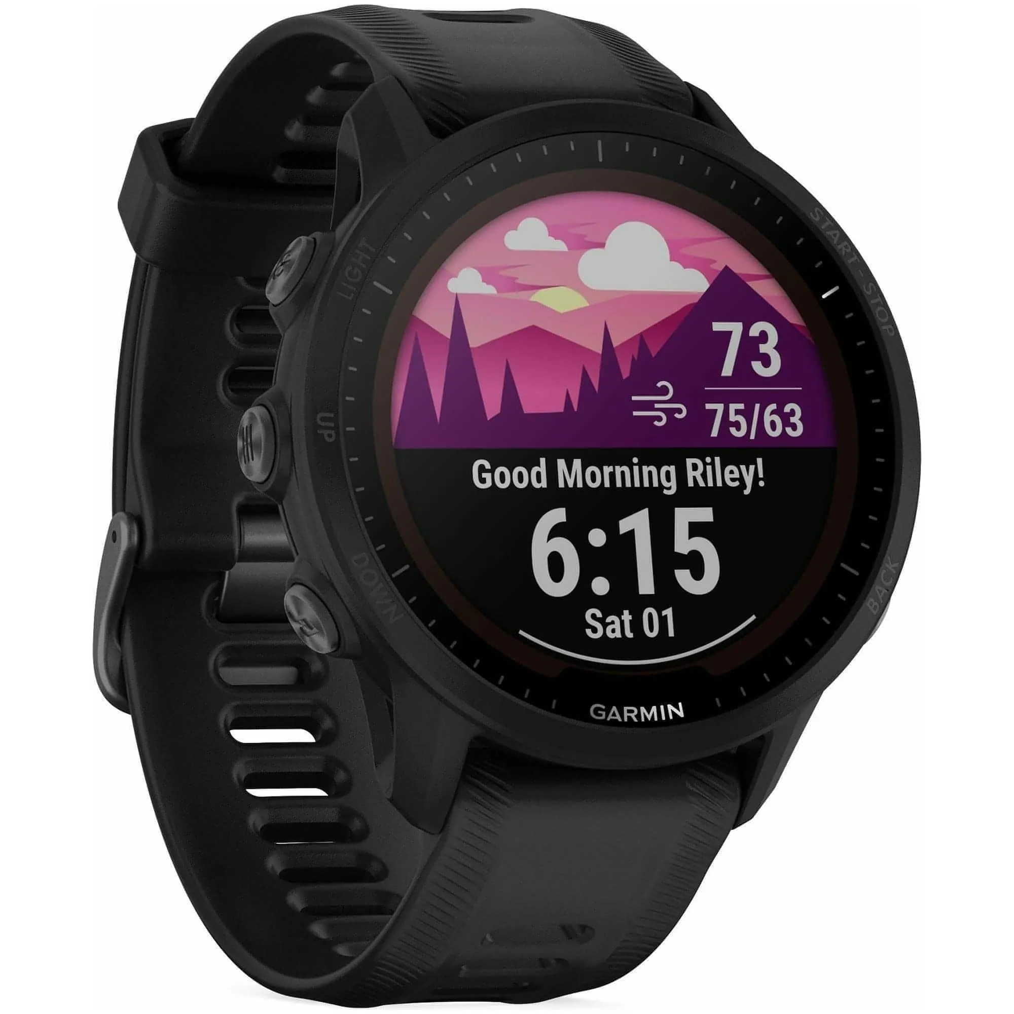 Garmin Forerunner 955 Solar HRM With GPS Watch - Black