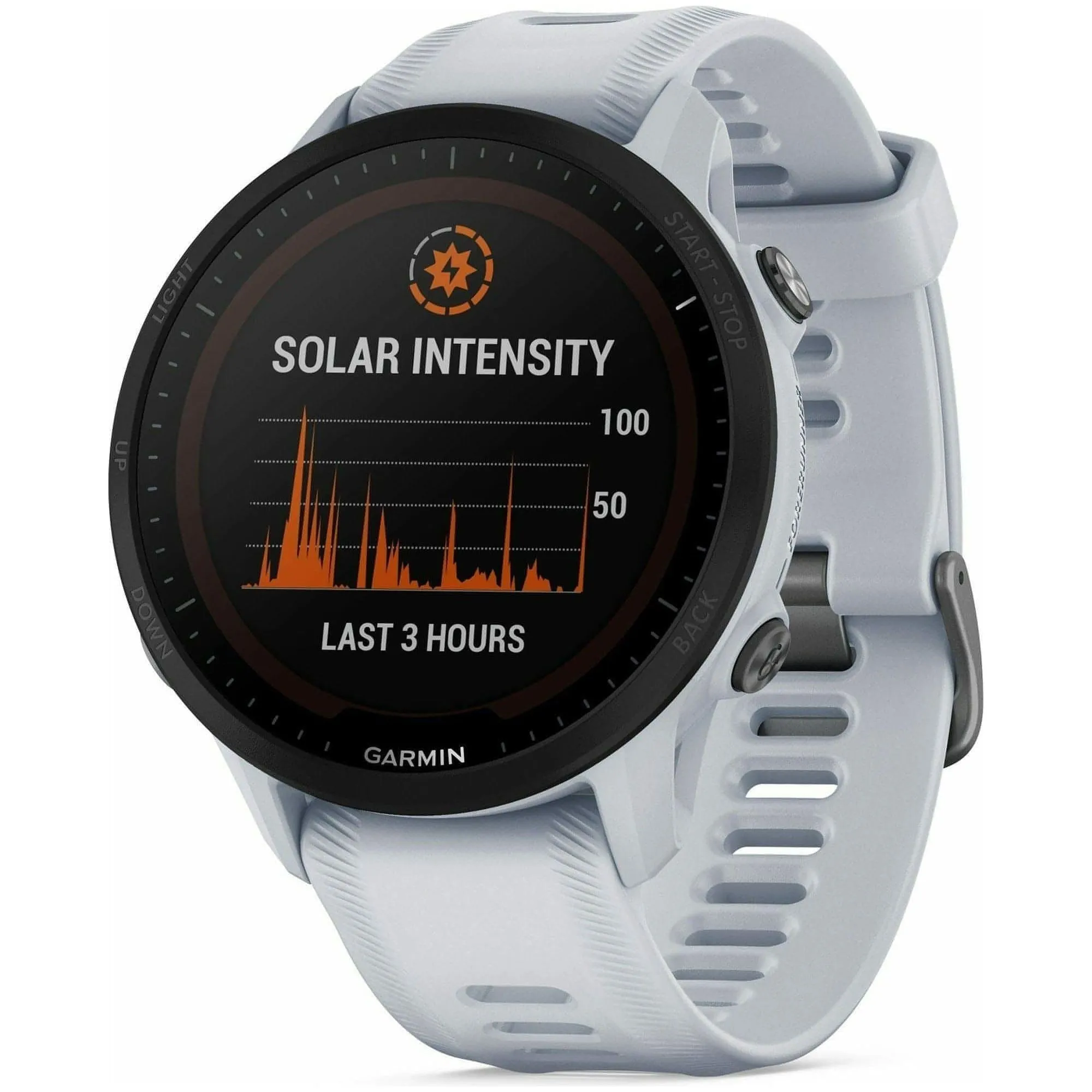 Garmin Forerunner 955 Solar HRM With GPS Watch - White