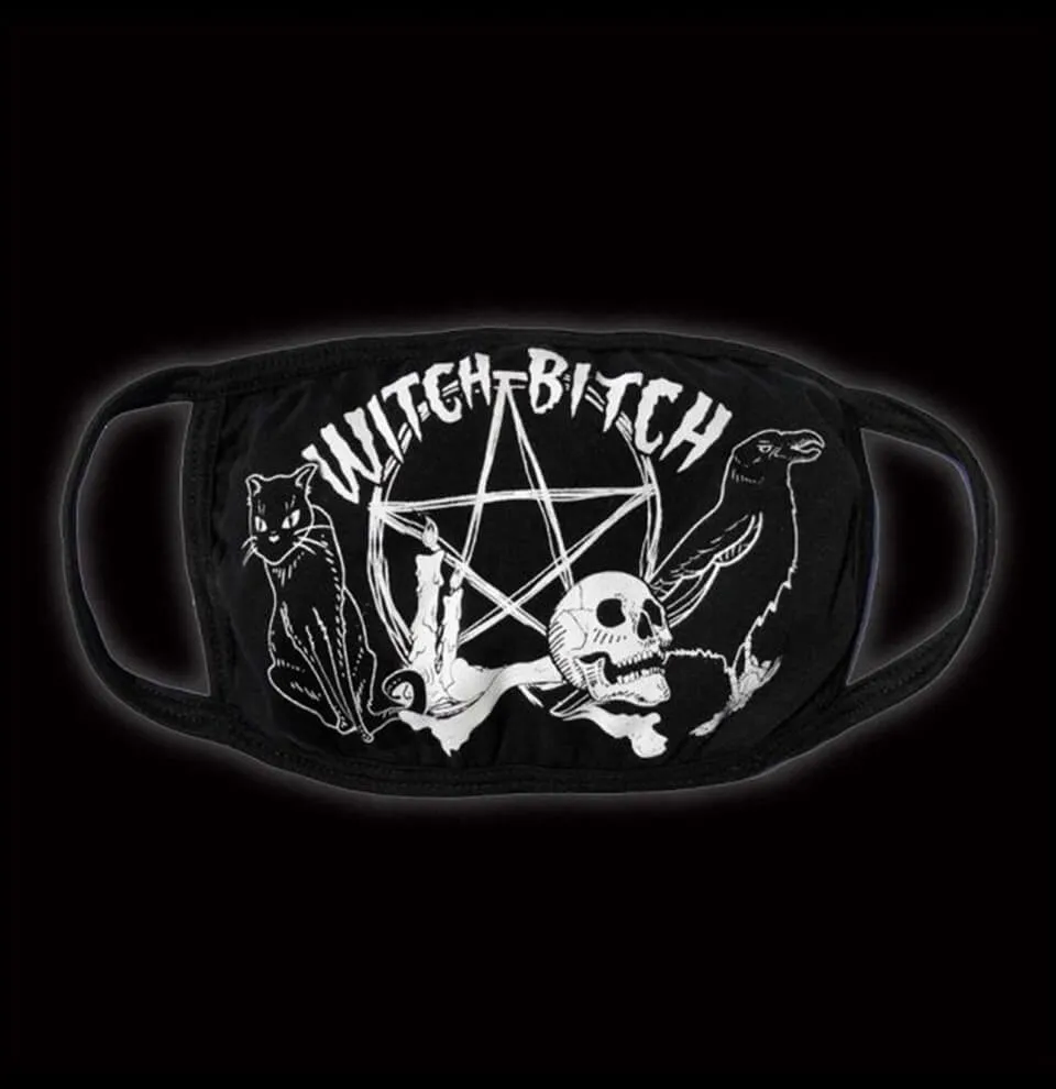 Go Away Ouija Face Mask