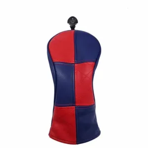 Golf Paradise Red And Blue Checker Wood Clubhead Cover (Hybrid Only) Golf Paradise Red And Blue Checker Wood Clubhead Cover (Hybrid Only)