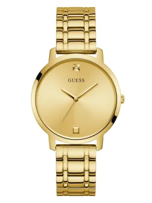 Guess Ladies Dress Gold Watch - W1313L2