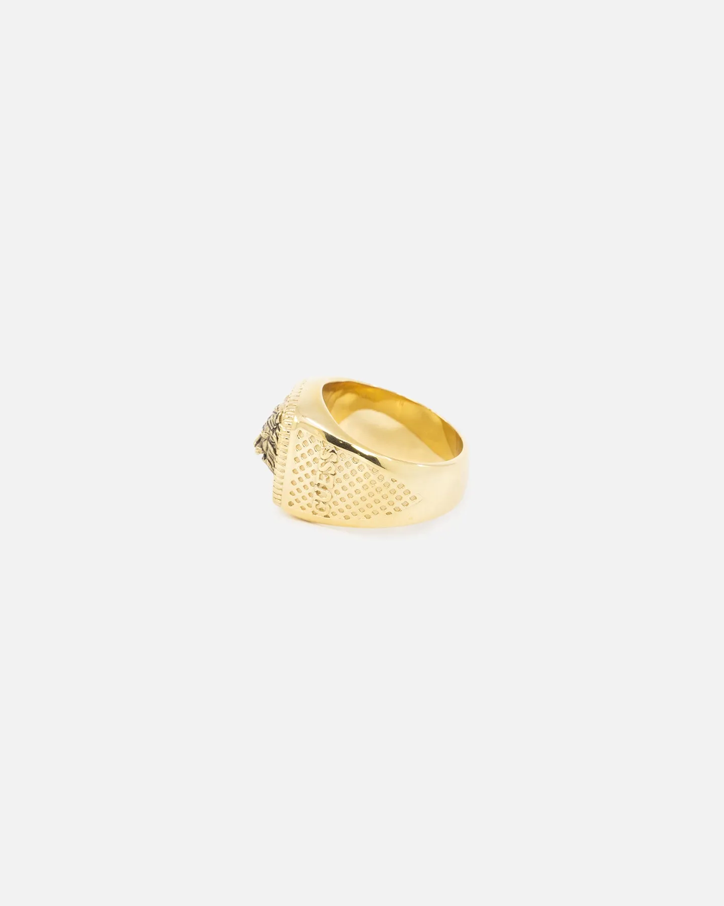 Guess Mainline Lion King Ring Gold