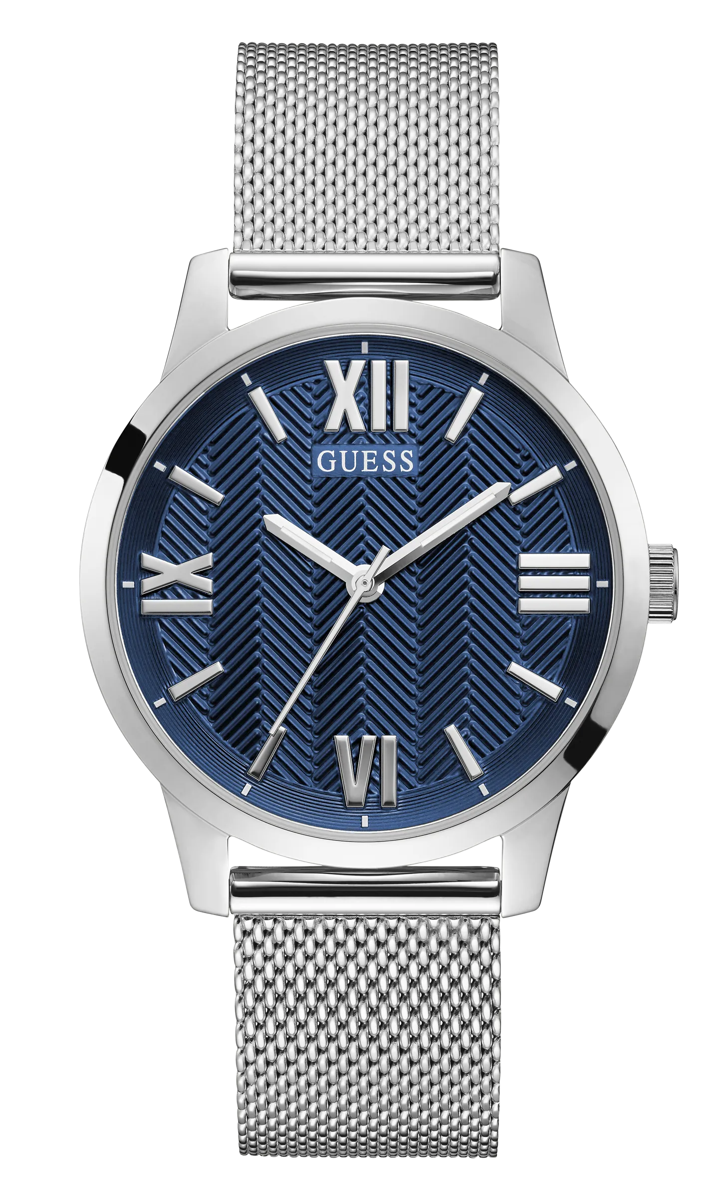 Guess Mens Silver Analog Watch - GW0214G1