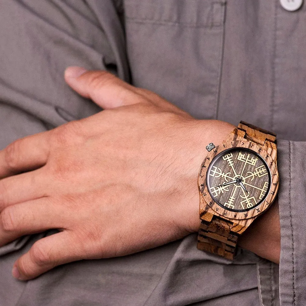 Helm of Awe Wooden Watch