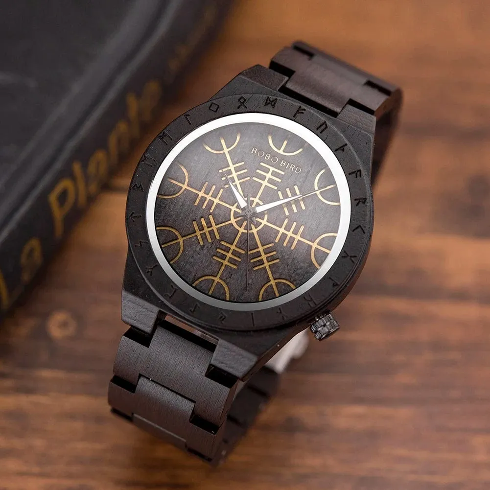 Helm of Awe Wooden Watch