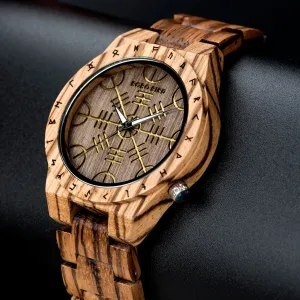 Helm of Awe Wooden Watch
