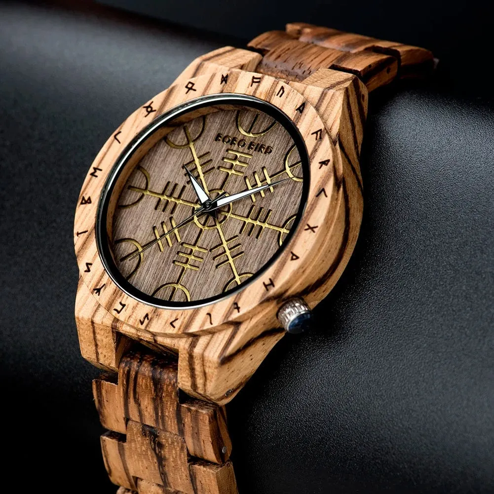 Helm of Awe Wooden Watch