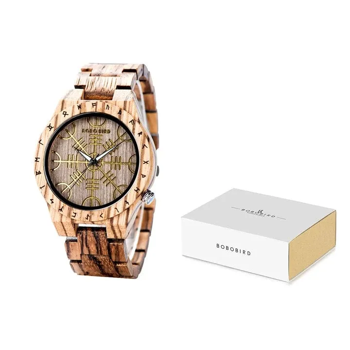 Helm of Awe Wooden Watch