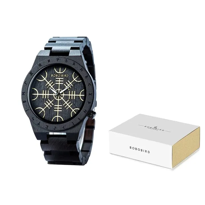 Helm of Awe Wooden Watch