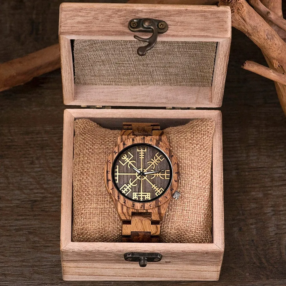 Helm of Awe Wooden Watch