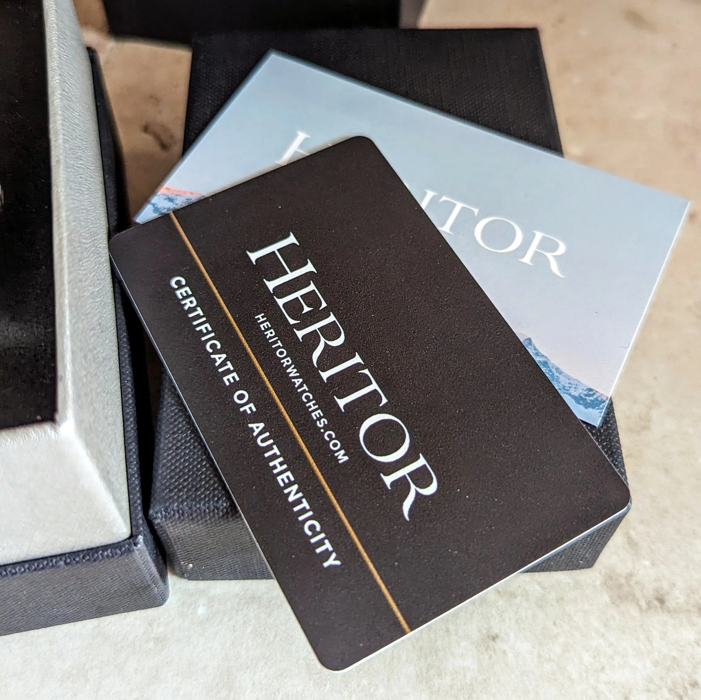 HERITOR Automatic Wristwatch Cal. H35 24 Jewels Display Back Watch - IN BOX!