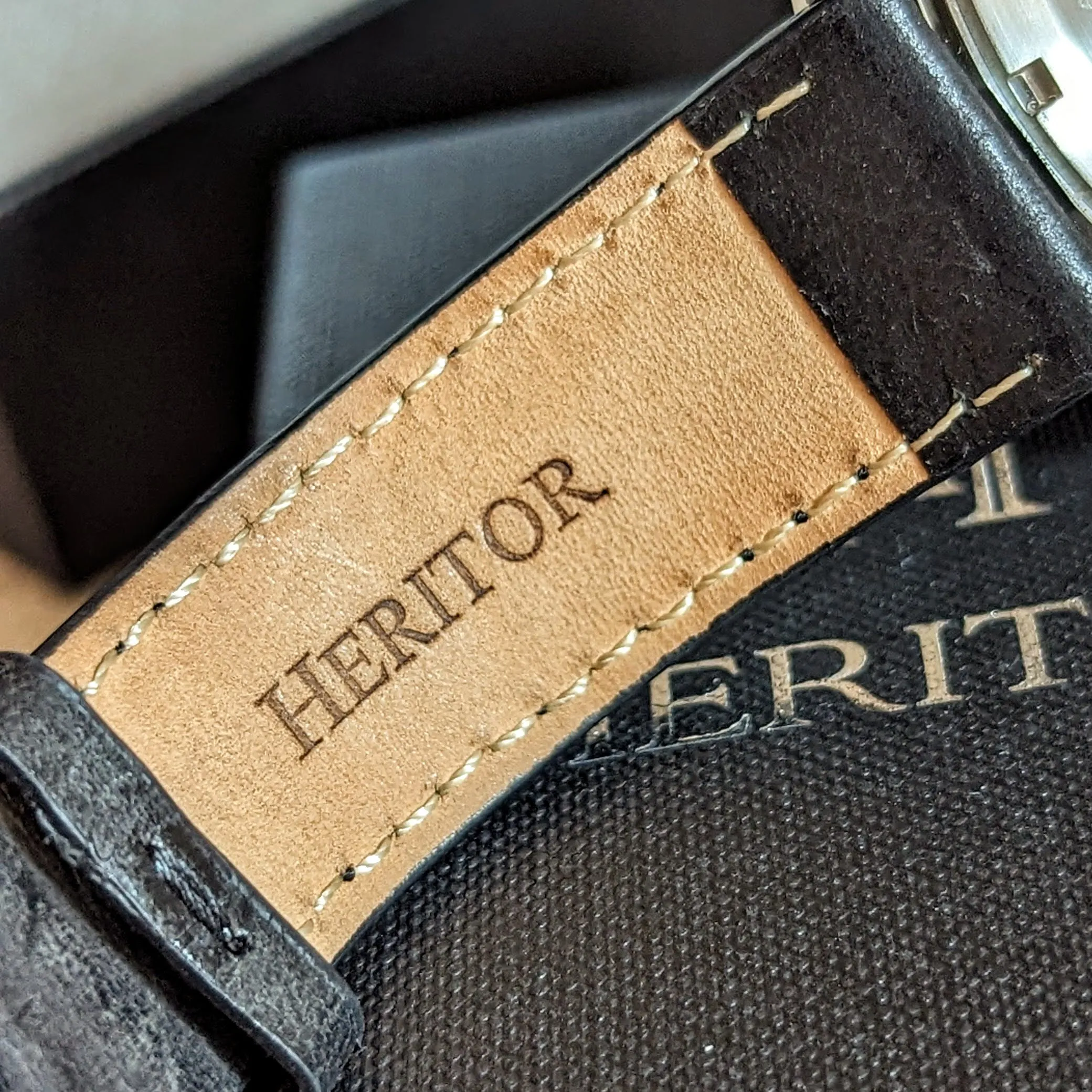 HERITOR Automatic Wristwatch Cal. H35 24 Jewels Display Back Watch - IN BOX!