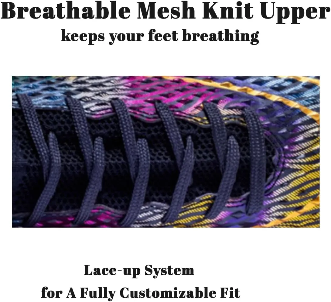 HESBITEUL Soccer Cleats Firm Ground: Lightweight FG Football Shoes