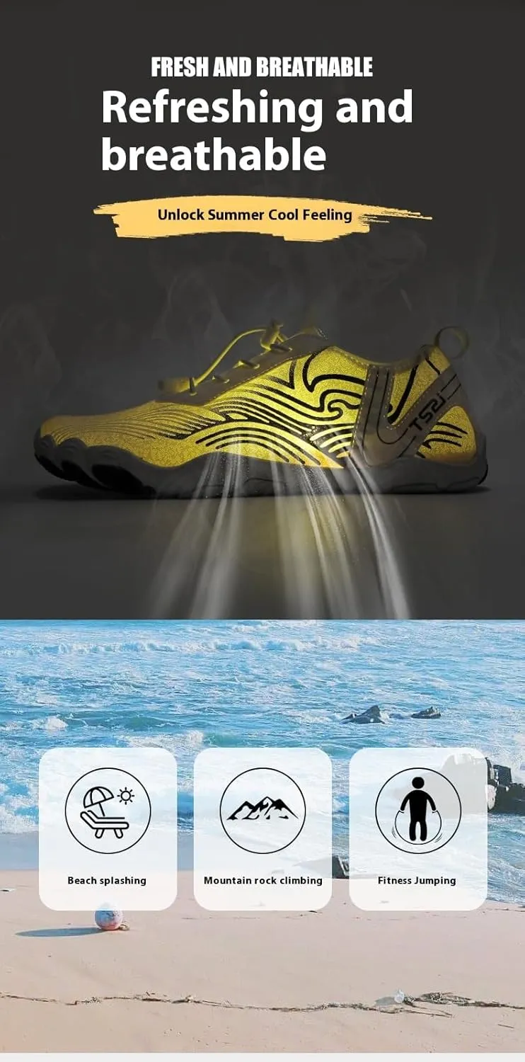 Hike Gym Barefoot Shoes for Women Fashion Wide Toe Box Non Slip Quick Dry Lightweight Minimalist Cross Trainer for Hiking Swim Outdoor Beach Breathable Mesh Comfortable Zero Drop Sole