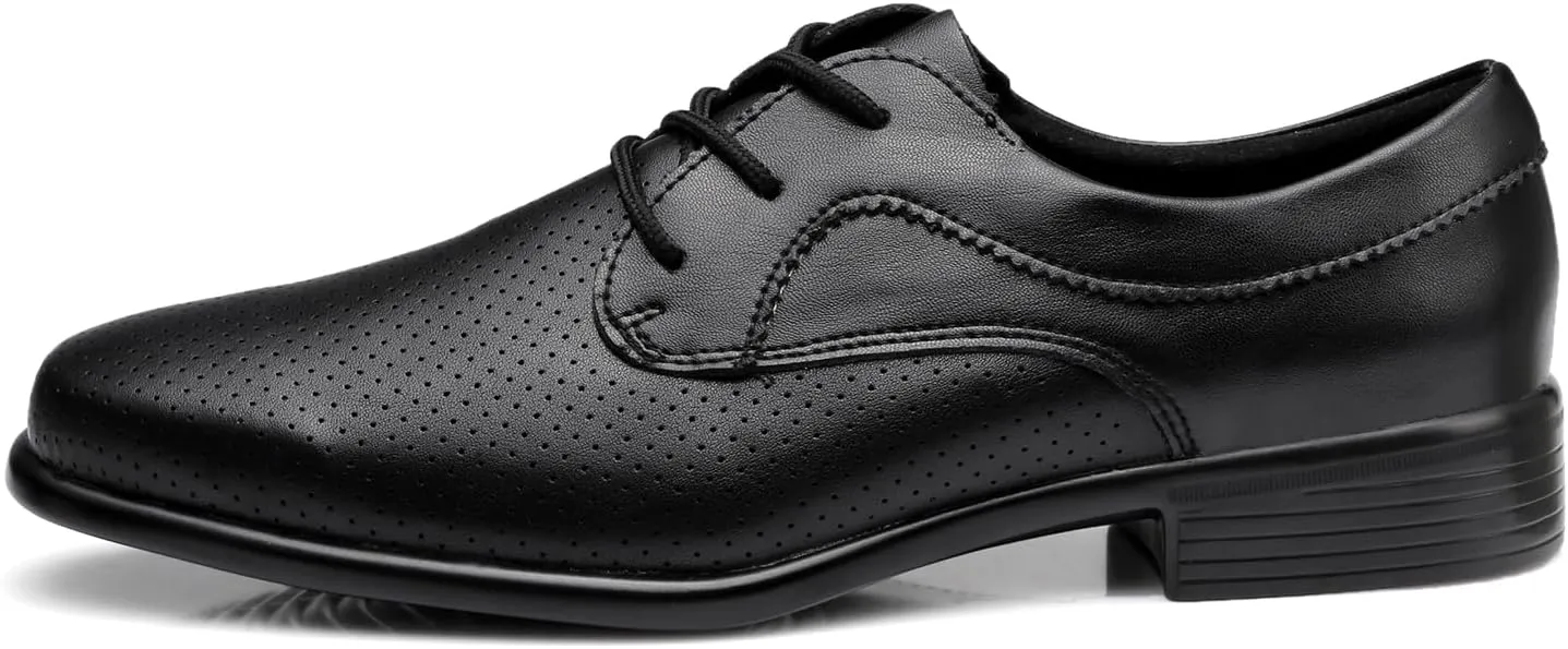 HIPPOSEUS Men's Ballroom Latin Performance Shoes Lace up Waltz Modern Dancing Practice Shoe,Model WP