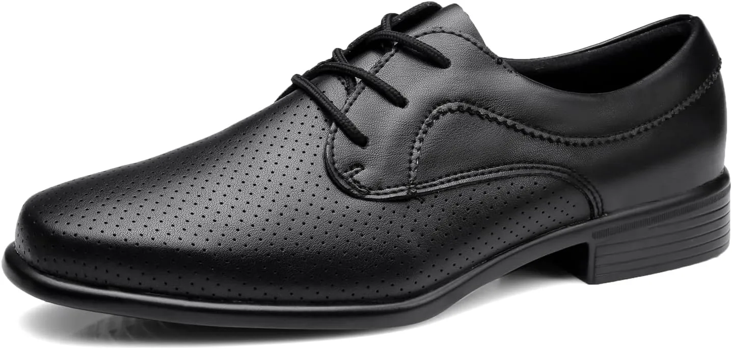 HIPPOSEUS Men's Ballroom Latin Performance Shoes Lace up Waltz Modern Dancing Practice Shoe,Model WP