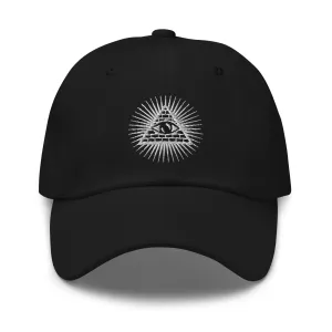 Illuminati All Seeing Psychic Eye Embroidered Baseball Cap Dad hat