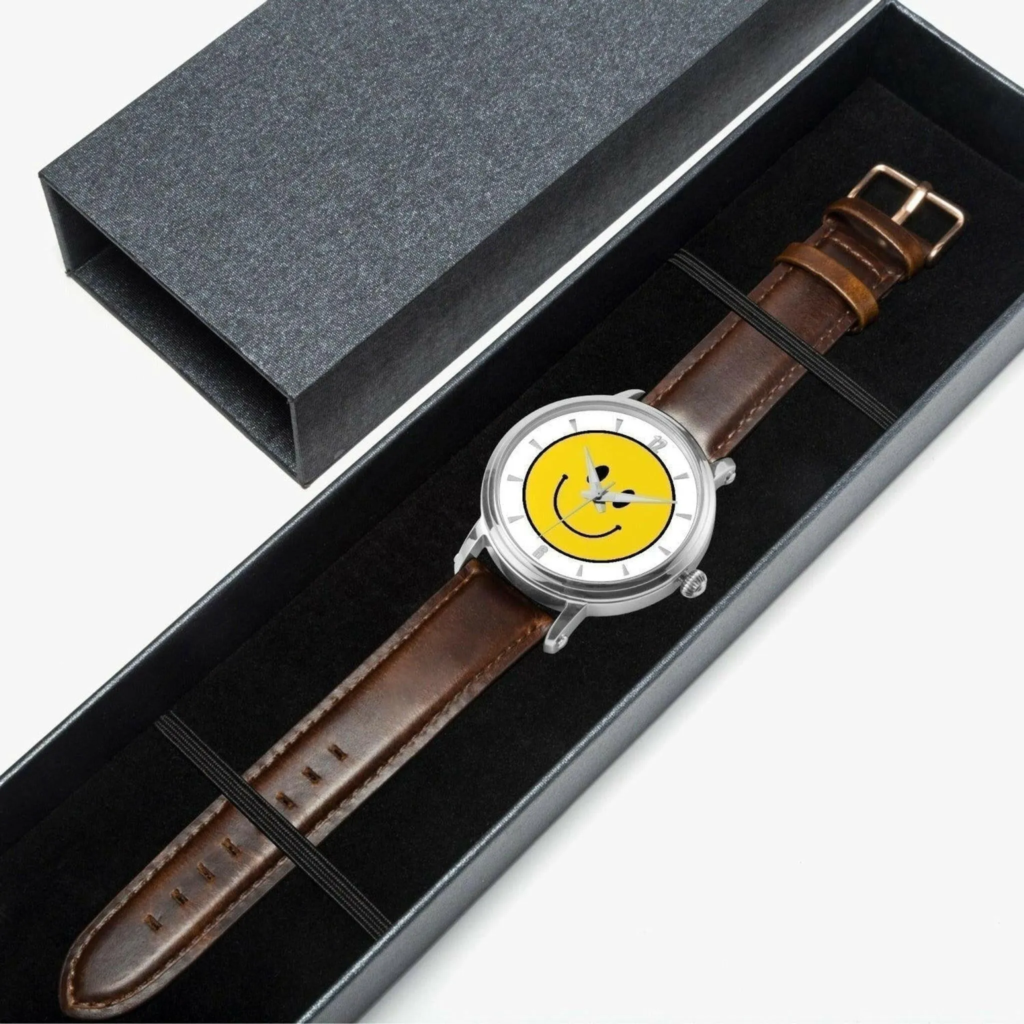 Jacki Easlick Smile Face Unisex Automatic Watch (Silver)