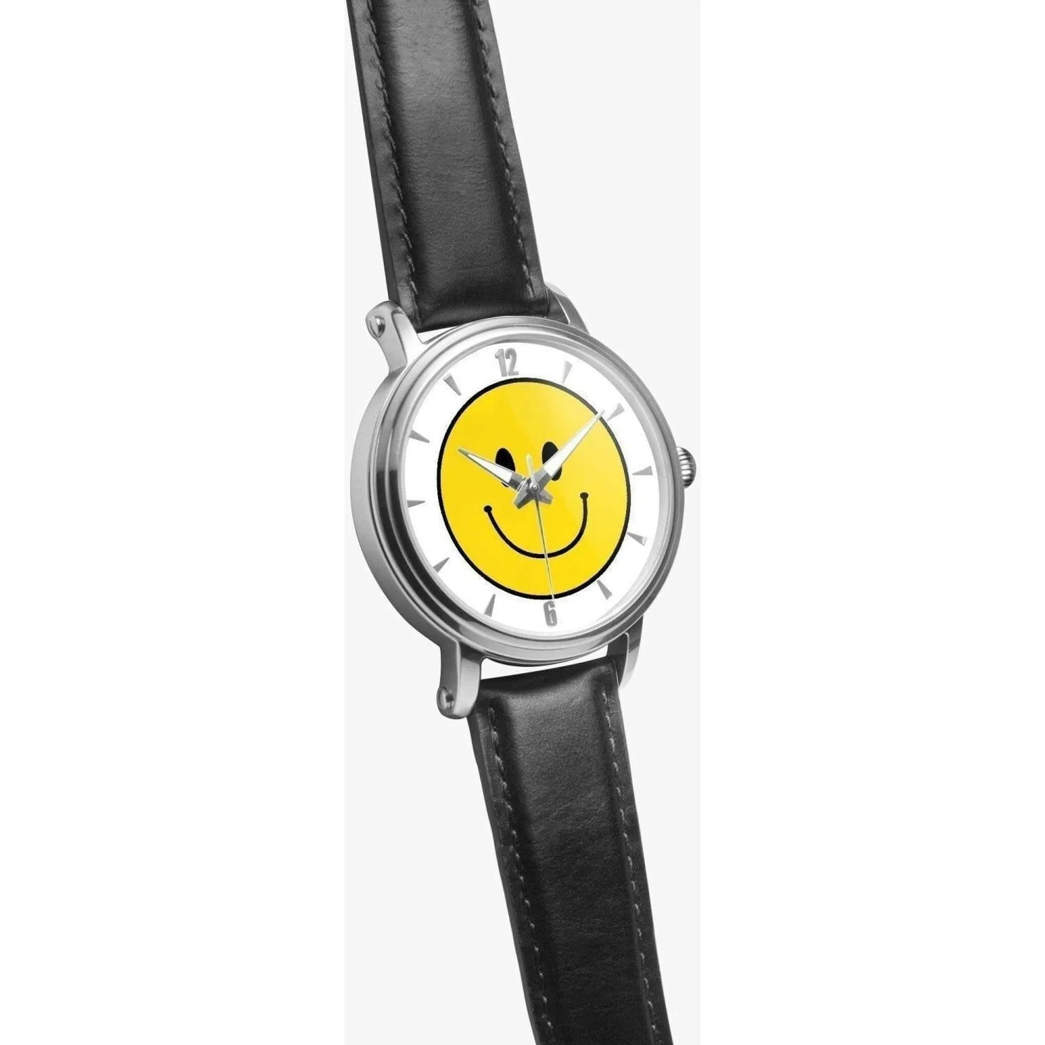 Jacki Easlick Smile Face Unisex Automatic Watch (Silver)
