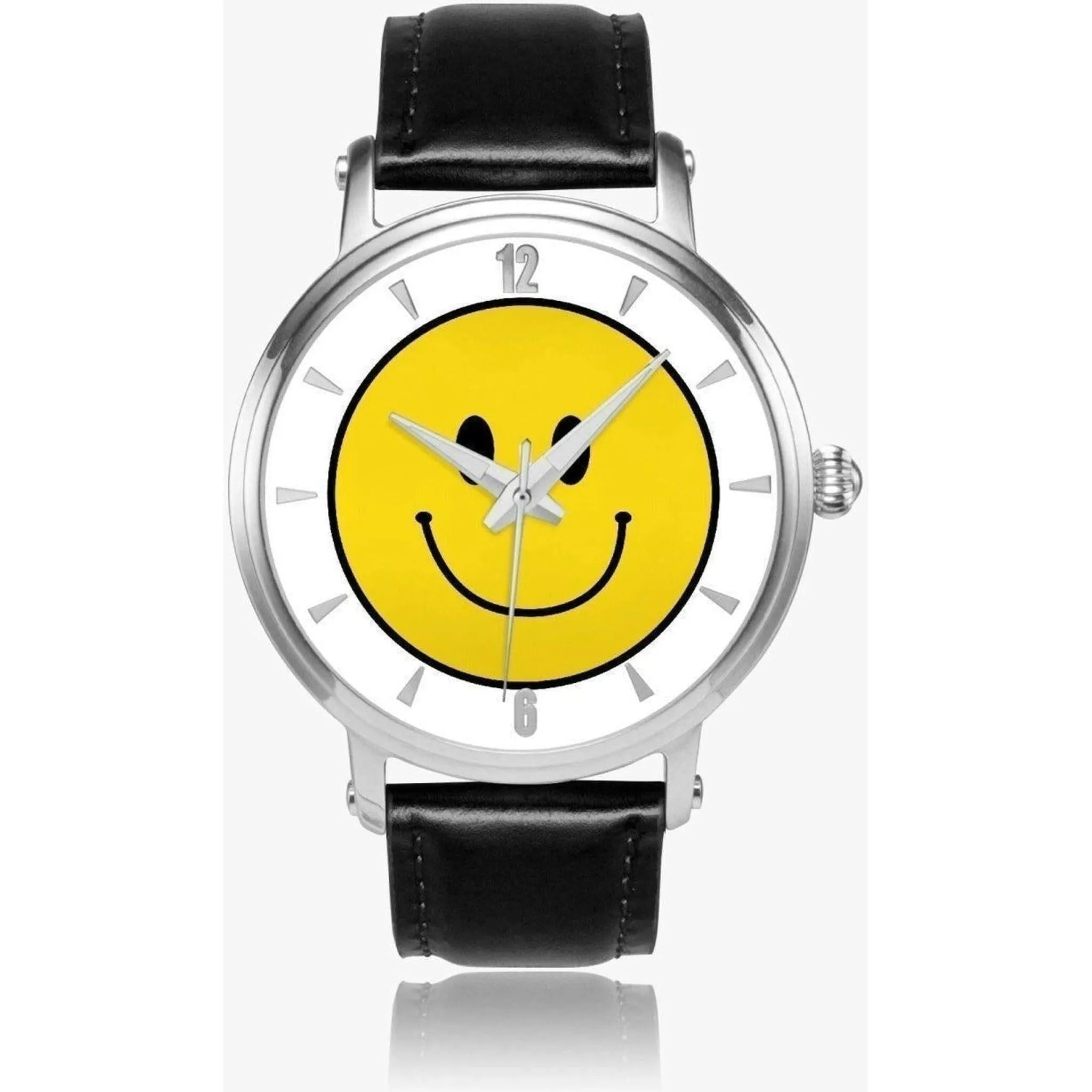 Jacki Easlick Smile Face Unisex Automatic Watch (Silver)
