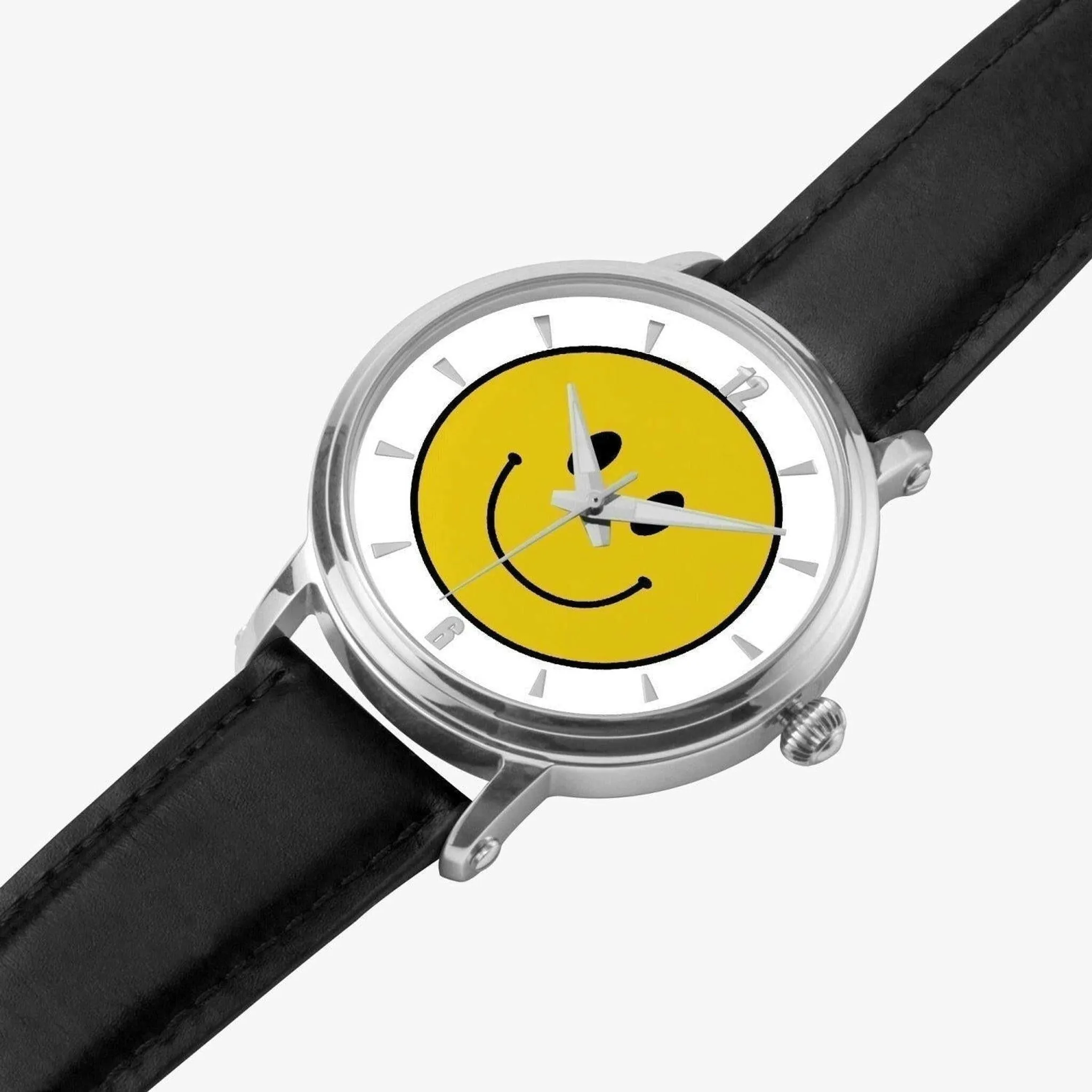 Jacki Easlick Smile Face Unisex Automatic Watch (Silver)