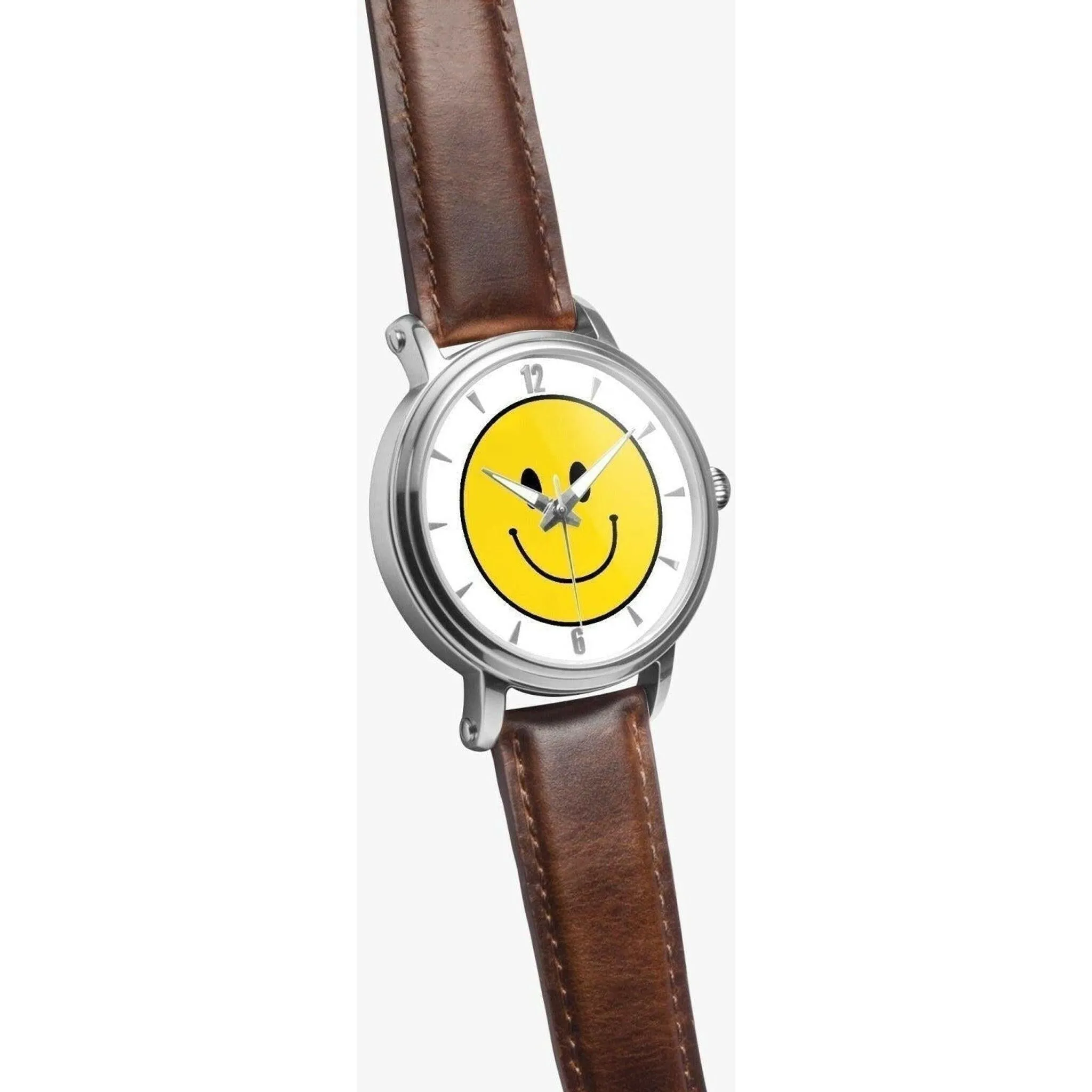 Jacki Easlick Smile Face Unisex Automatic Watch (Silver)