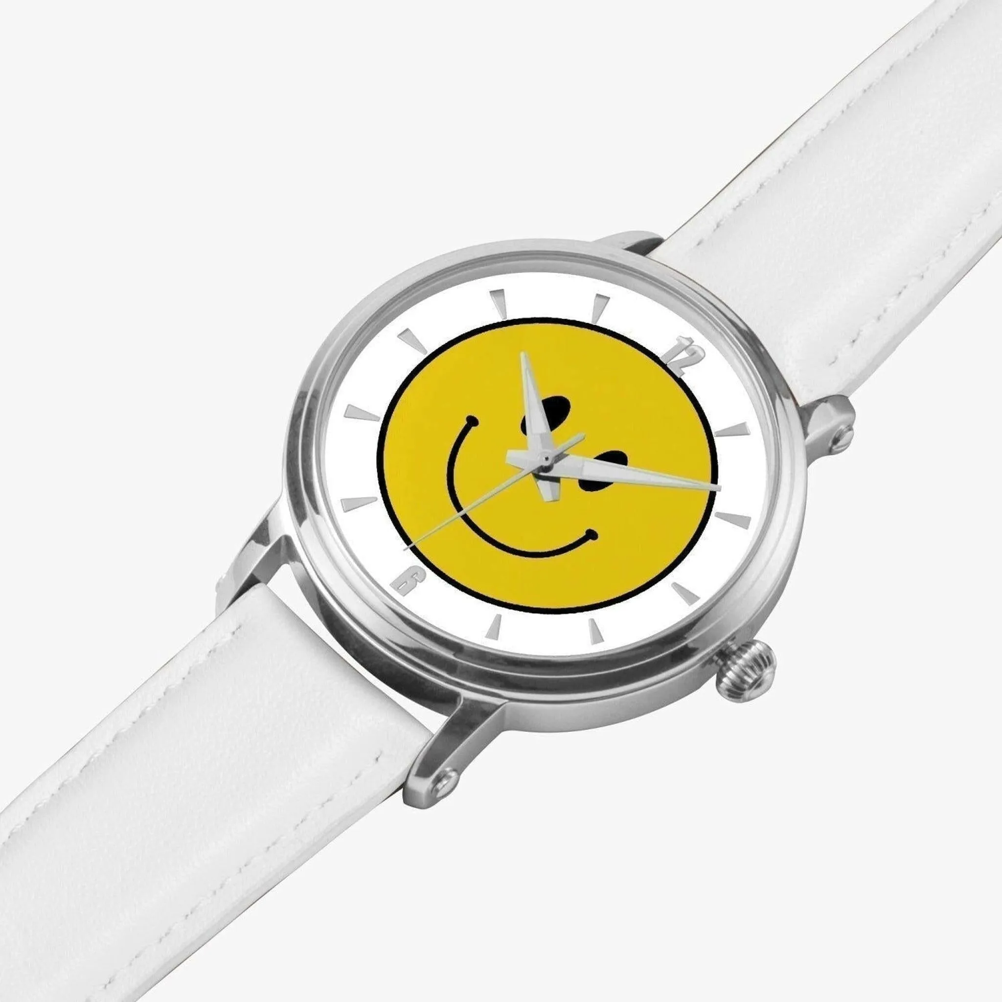 Jacki Easlick Smile Face Unisex Automatic Watch (Silver)