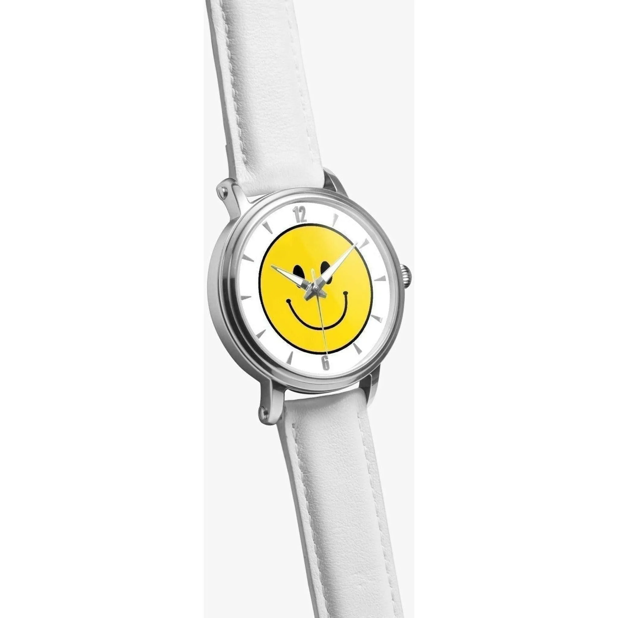 Jacki Easlick Smile Face Unisex Automatic Watch (Silver)
