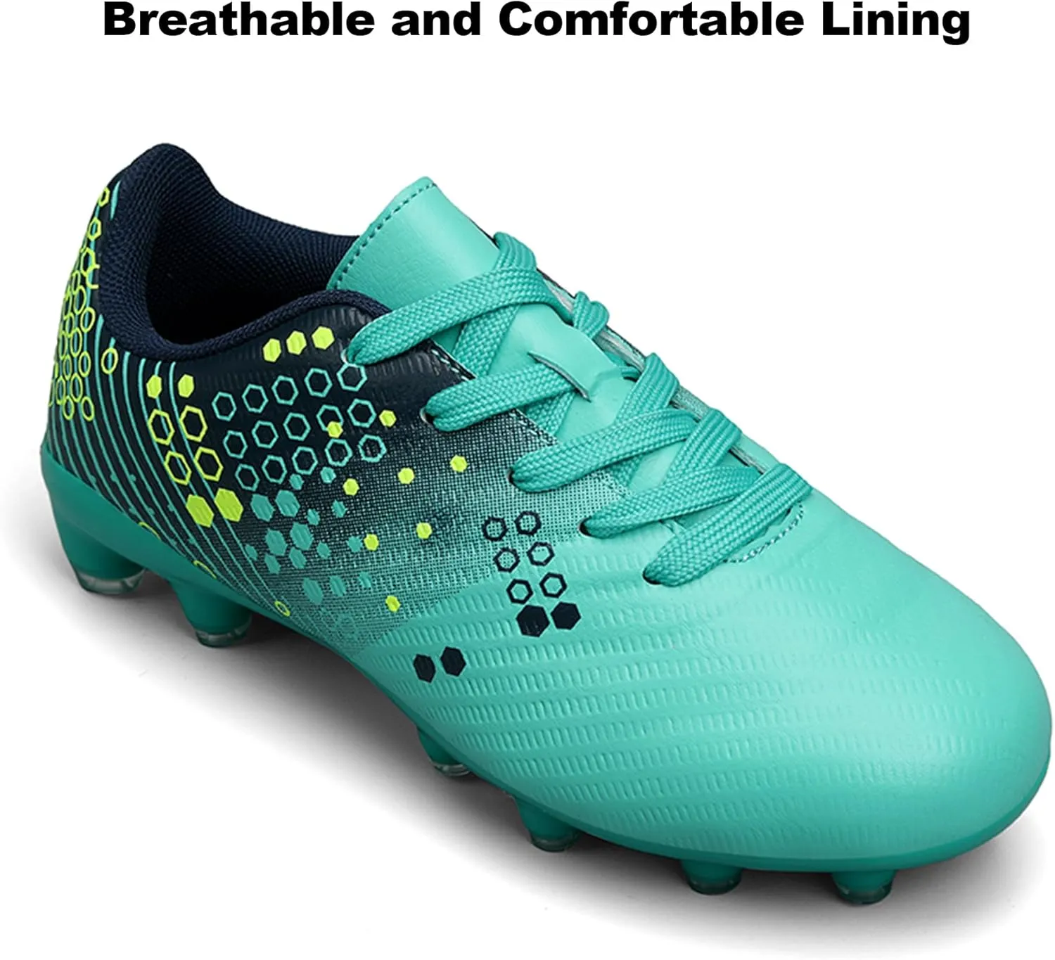 Kids Soccer Cleats for Boys and Girls Youth Football Cleats Outdoor Athletic Turf Soccer Shoes