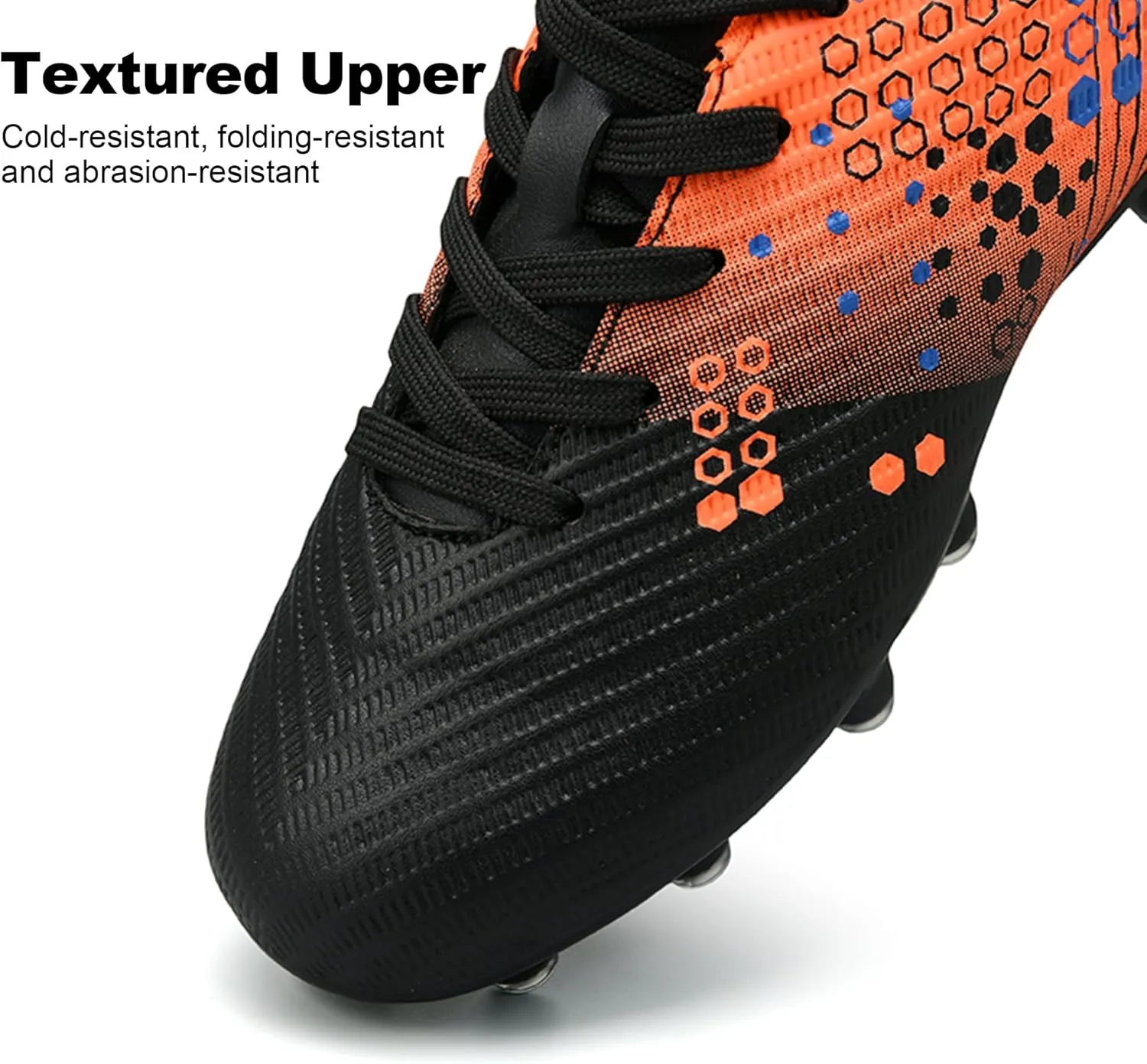 Kids Soccer Cleats for Boys and Girls Youth Football Cleats Outdoor Athletic Turf Soccer Shoes