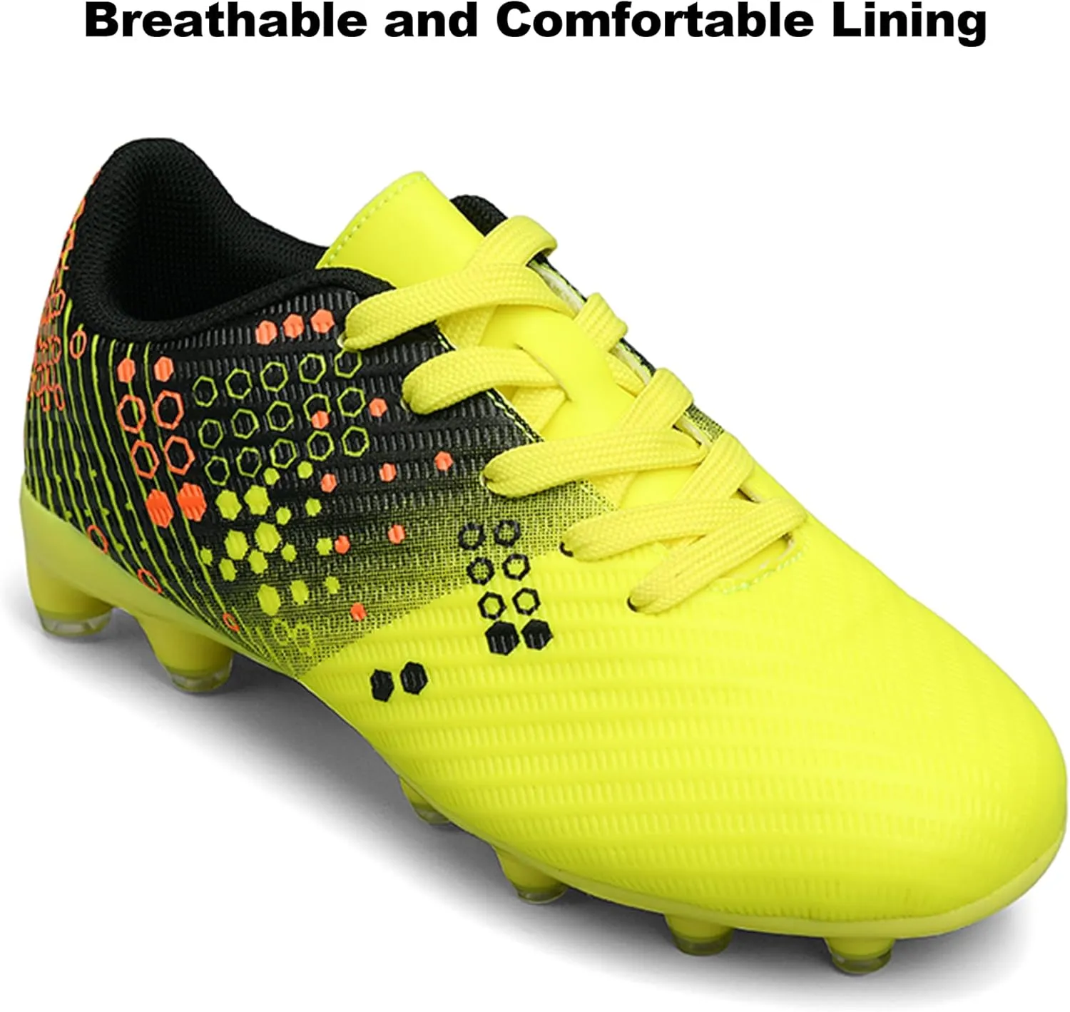 Kids Soccer Cleats for Boys and Girls Youth Football Cleats Outdoor Athletic Turf Soccer Shoes