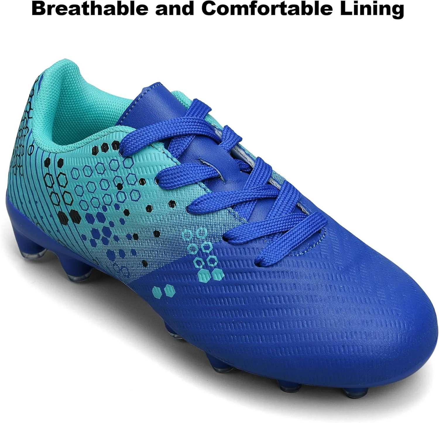 Kids Soccer Cleats for Boys and Girls Youth Football Cleats Outdoor Athletic Turf Soccer Shoes