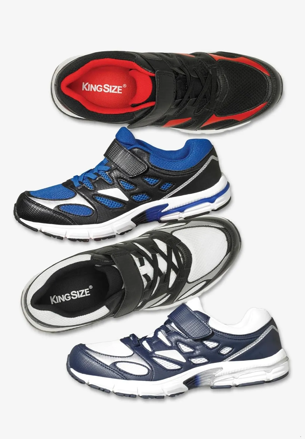 KingSize Men's No-Tie Sneakers