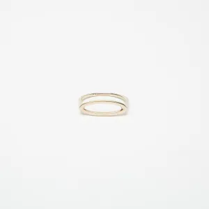 KWIT | 14K GOLD LETTER O RING
