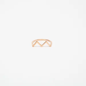 KWIT | 14K GOLD MW ZIG ZAG RING
