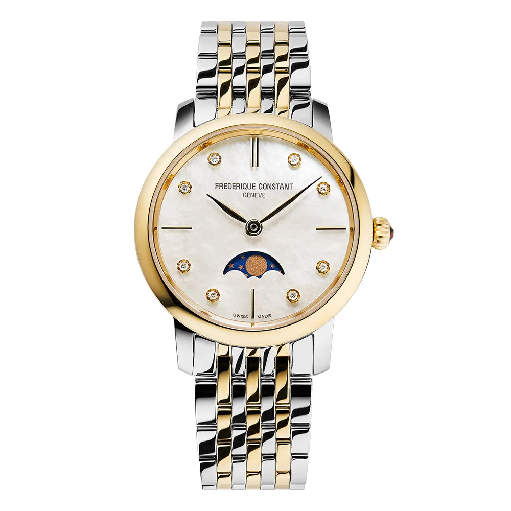 Ladies Slimline Frederique Constant Watch FC-206MPWD1S3B