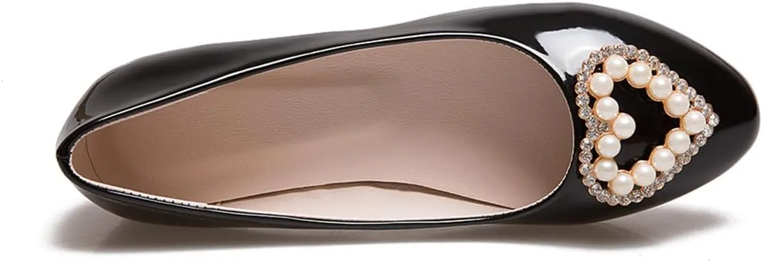 Large Size Candy Color Pearl Rhinestone Flat