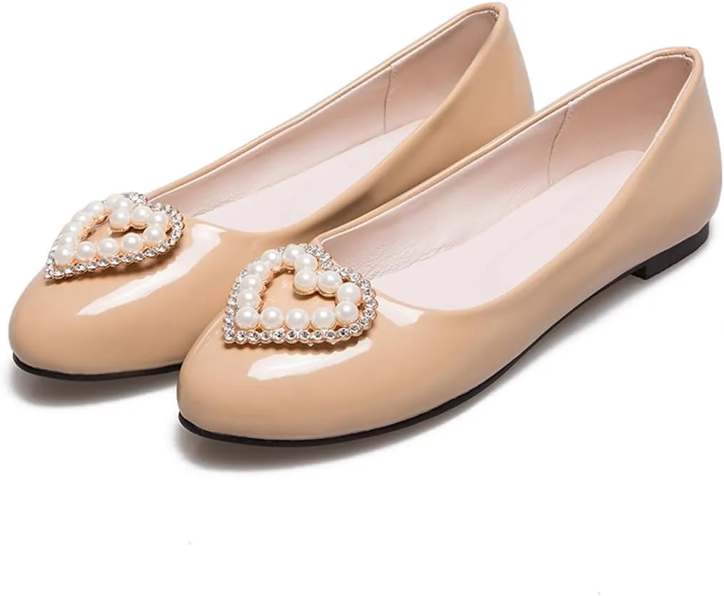 Large Size Candy Color Pearl Rhinestone Flat