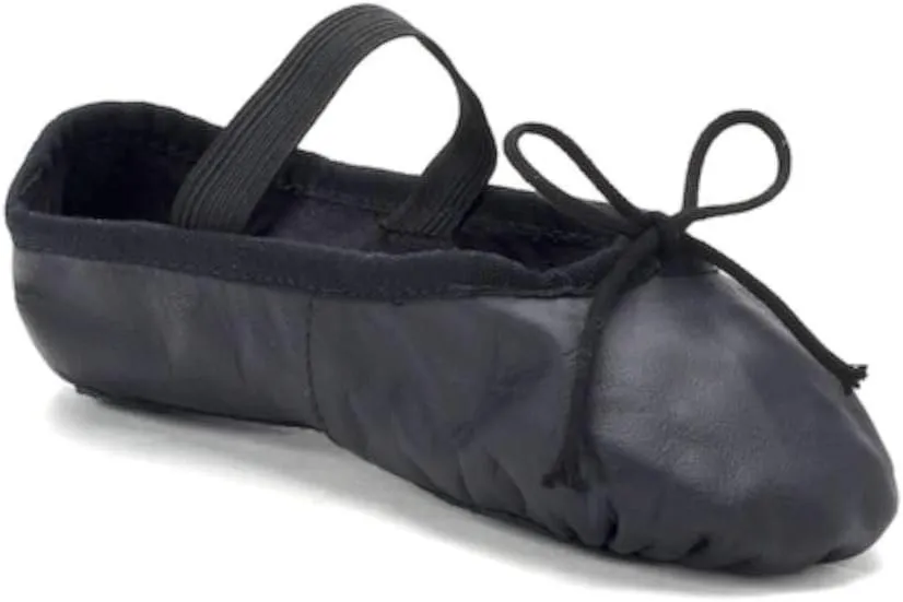 Leo Women's Ballet Russe Leather Full Sole Ballet Dance Shoe/Slipper